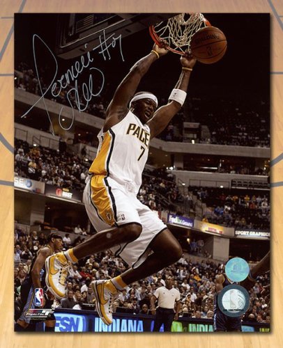 Jermaine O'Neal Autographed Signed Indiana Pacers 8x10 Photo