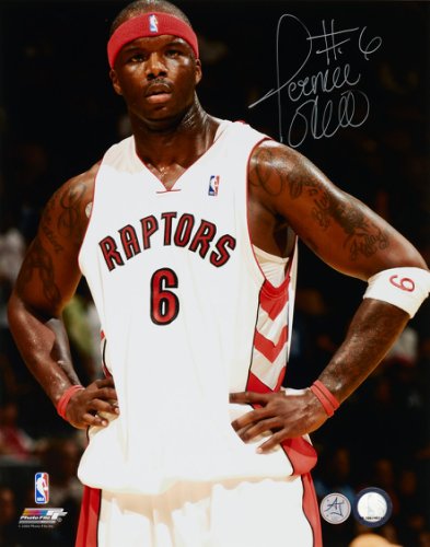 Jermaine O'Neal Autographed Signed Toronto Raptors Basketball 11x14 Photo