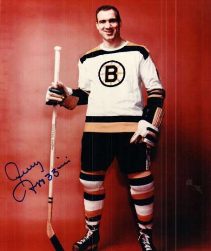 Jerry Toppazini Autographed Signed Boston Bruins Photo - Autographs 