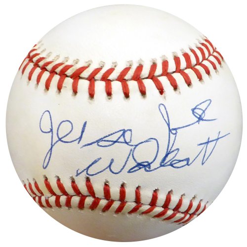 Jersey Joe Walcott Autographed Official Nl Baseball Beckett Beckett