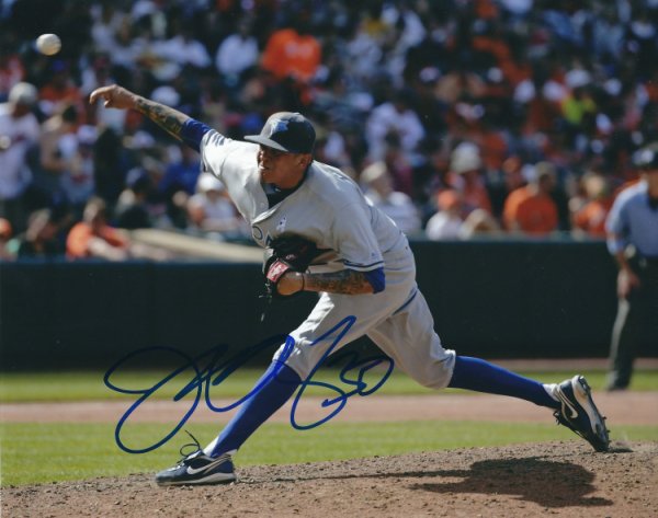 Jesse Chavez Autographed Signed 8X10 Toronto Blue Jays Photo - Autographs