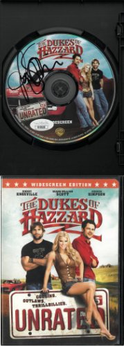 Jessica Simpson Autographed Signed 2005 The Dukes of Hazzard DVD Movie Video Cover/Case/Disc- JSA #KK58208 