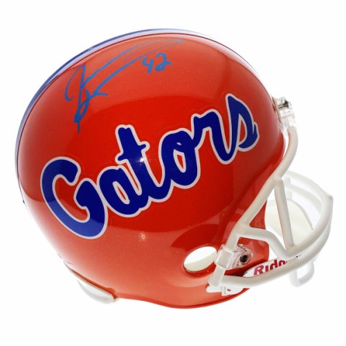 Jevon Kearse Florida Gators Autographed Signed Full Size Riddell Orange Speed Replica Helmet- JSA 