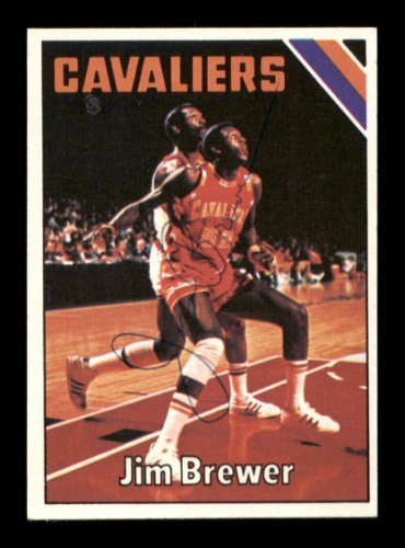 Jim Brewer Autographed 1975-76 Topps Card #46 Cleveland Cavaliers #195413