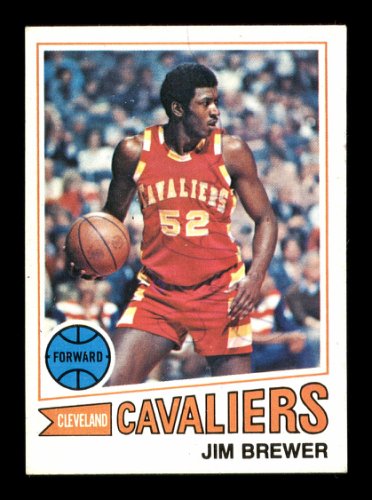 Jim Brewer Autographed 1977-78 Topps Card #9 Cleveland Cavaliers #167260