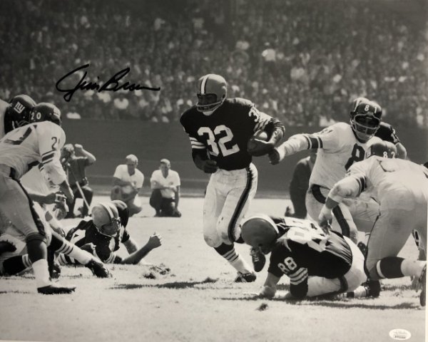 Jim Brown Cleveland Browns 16-2 16x20 Autographed Signed Photo - JSA Authentic 
