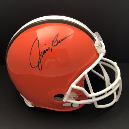Jim Brown Cleveland Browns Autographed Signed Authentic Helmet - JSA Authentic 