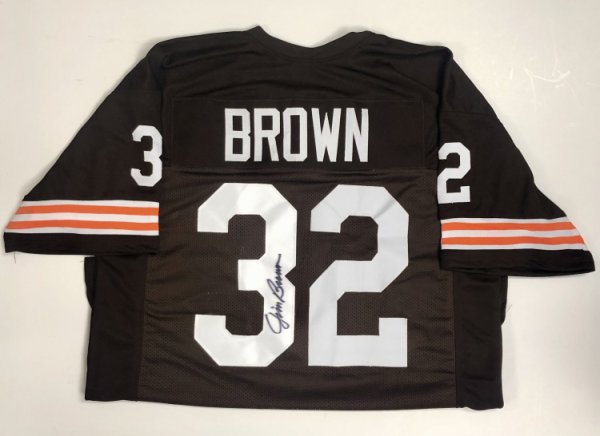 Jim Brown Cleveland Browns Autographed Signed Jersey - Certified Authentic 