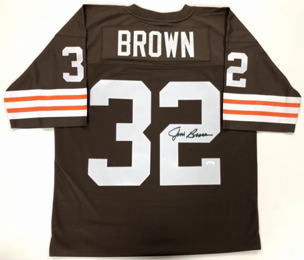 Jim Brown Cleveland Browns Autographed Signed Jersey - JSA Authentic 
