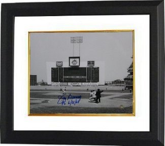 Jim Bunning Autographed Signed Philadelphia Phillies 8X10 B&W Photo PG 6/21/64 Custom Framing - Steiner Hologram 