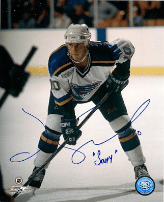 Jim Campbell Autographed Signed St. Louis Blues Photo - Autographs