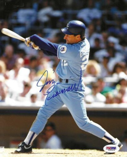 Jim Eisenreich Autographed Signed 8X10 Kansas City Royals Photo PSA/DNA - Autographs
