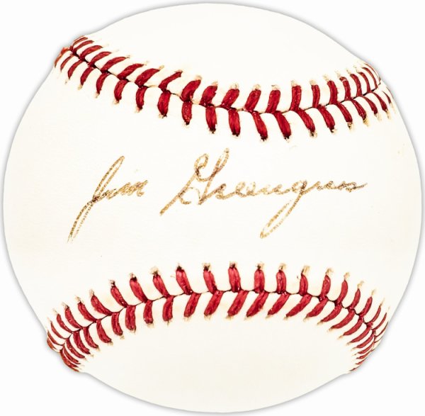 Jim Greengrass Autographed Signed Official Nl Baseball Cincinnati Reds, Philadelphia Phillies Beckett Beckett Qr #Bm25589 