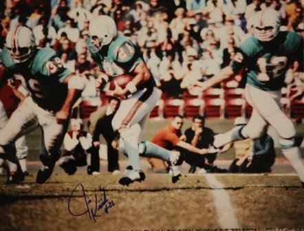 Jim Kiick Autographed Signed 11 X 14 Photo - Autographs