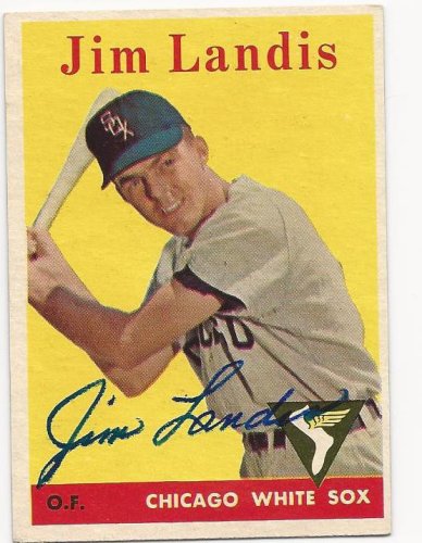 Jim Landis Autographed Signed 1958 Topps Card - Autographs