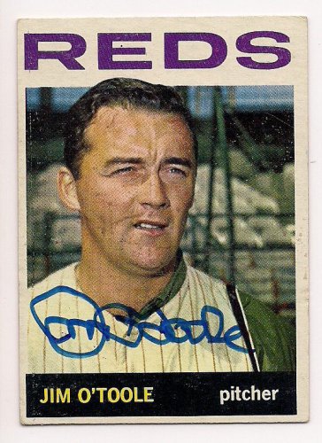Jim O'toole Autographed Signed Jim O'toole 1964 Topps Card - Autographs