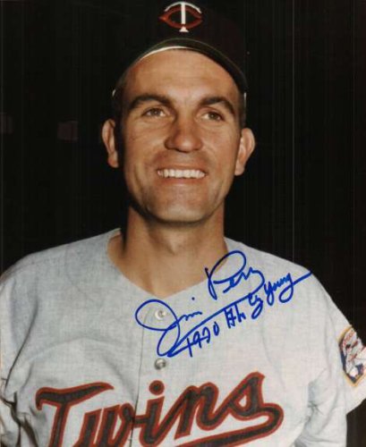Jim Perry Autographed Signed - Minnesota Twins Photo - Autographs