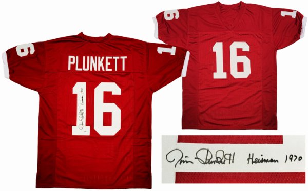 Jim Plunkett Signed Oakland Raiders Jersey Autograph COA JSA Los