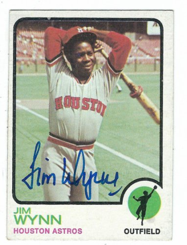 Jim Wynn Autographed Signed 1973 Topps Card - Autographs