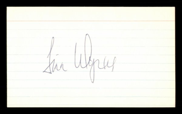 Jim Wynn Autographed Signed 3X5 Index Card Houston Astros, Los Angeles Dodgers #174290 