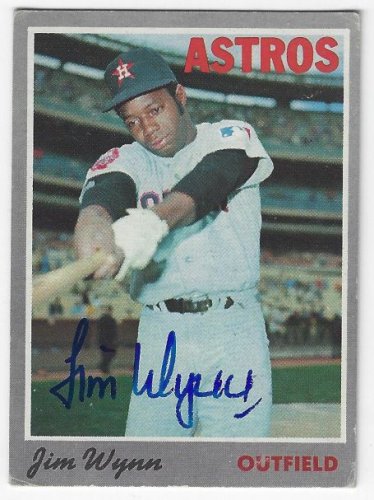 Jim Wynn Autographed Signed Houston Astros 1970 Topps Card - Autographs
