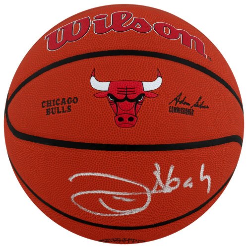 Joakim Noah Autographed Signed Wilson Chicago Bulls Logo NBA Basketball 