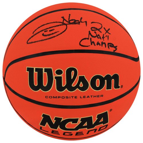 Joakim Noah Autographed Signed Wilson NCAA Basketball w/2x Nat'l Champs 