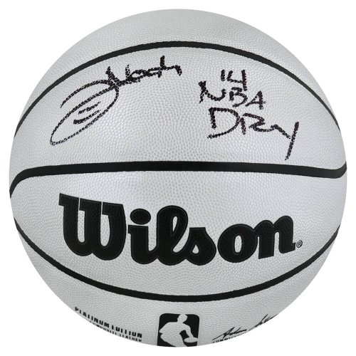 Joakim Noah Autographed Signed Wilson Platinum NBA Basketball w/14 NBA DPOY 