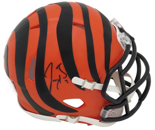 Joe Burrow Autographed Signed Bengals Riddell Speed Mini Helmet (Fanatics) 