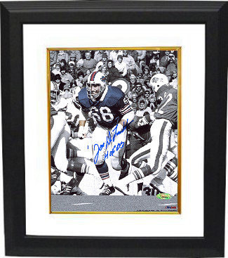 Joe Delamielleure Autographed Signed Buffalo Bills 8x10 Spotlight Photo Custom Framing w/ HOF 03- Tri-Star Hologram 