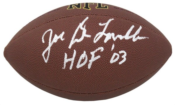 Joe DeLamielleure Autographed Signed Wilson Super Grip Full Size NFL Football w/HOF'03 