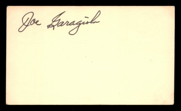 Joe Garagiola Autographed 3.25X5.5 Government Postcard St. Louis Cardinals #201386