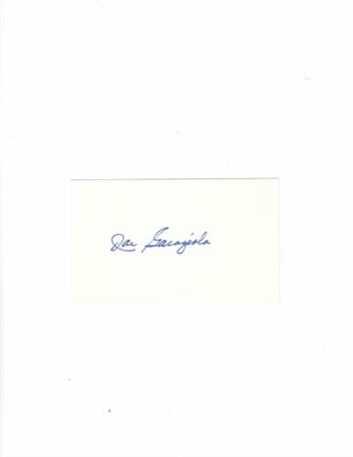 Joe Garagiola Autographed Signed 3X5 Index Card - Autographs
