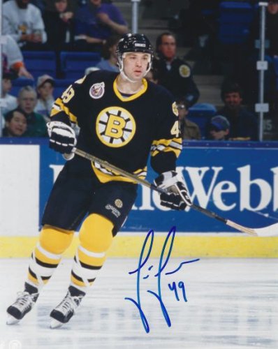 Joe Juneau Autographed Signed 8X10 Boston Bruins Photo - Autographs