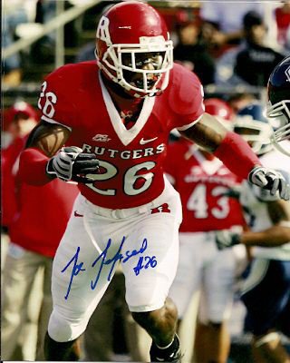 Joe Lefeged Autographed Signed Rutgers Photo - Autographs