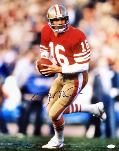 Joe Montana Autographed Signed 16X20 Photo San Francisco 49Ers JSA 
