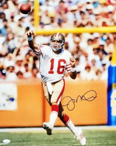 Joe Montana Autographed Signed 16X20 Photo San Francisco 49Ers JSA 