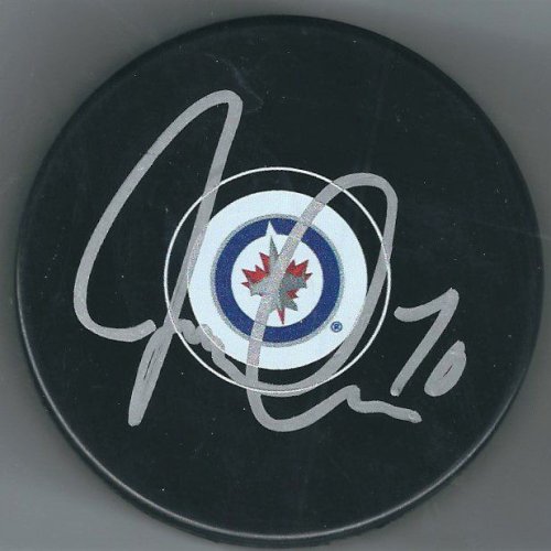Joe Morrow Autographed Signed Winnipeg Jets Hockey Puck - Autographs