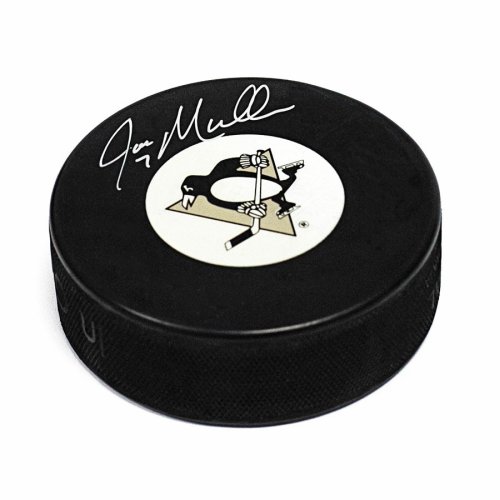 Joe Mullen Pittsburgh Penguins Autographed Signed Hockey Puck