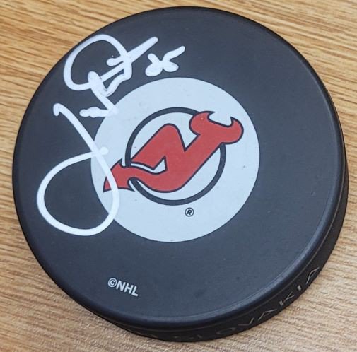 Joe Nieuwendyk Autographed Signed New Jersey Devils Hockey Puck - Autographs