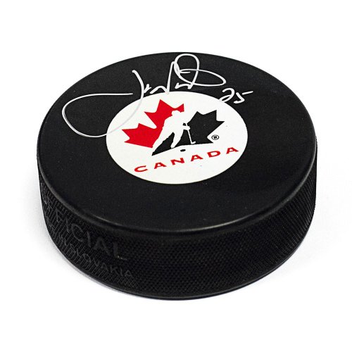 Joe Nieuwendyk Team Canada Autographed Signed Olympic Hockey Puck