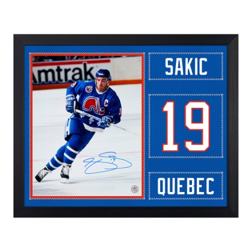 Joe Sakic Colorado Avalanche Autographed Signed Hockey Captain 8x10 Photo