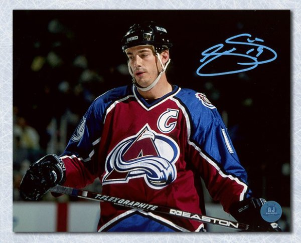 Joe Sakic Colorado Avalanche Autographed Away Jersey Inscribed HOF 20 –  Latitude Sports Marketing