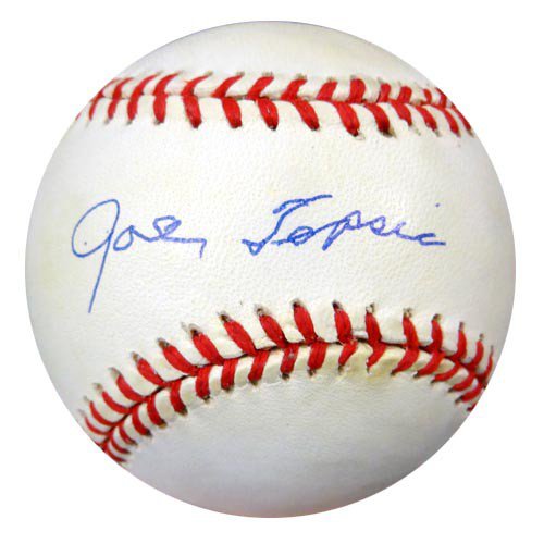 Joe Tepsic Autographed Signed Official Nl Baseball Brooklyn Dodgers PSA/DNA 