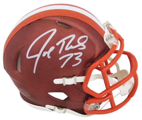 Joe Thomas Autographed Signed Cleveland Browns FLASH Riddell Speed Mini Helmet 