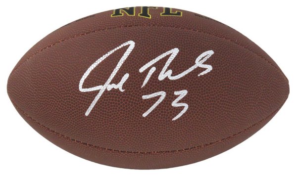Joe Thomas Autographed Signed Wilson Super Grip Full Size NFL Football 