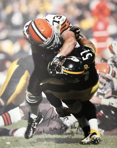 Joe Thomas Cleveland Browns 30x40 Autographed Signed Canvas - JSA Authentic 