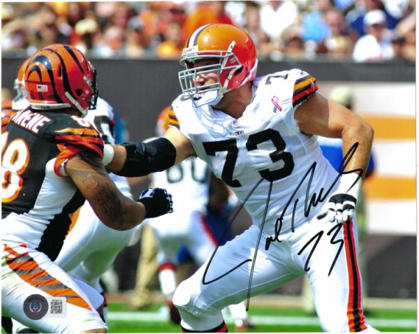 Joe Thomas Cleveland Browns 8-4 8x10 Autographed Signed Photo - Beckett Authentic 