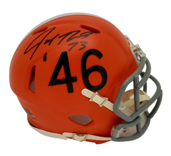 Joe Thomas Cleveland Browns Autographed Signed 1946 Speed Mini Helmet - Beckett Authentic 