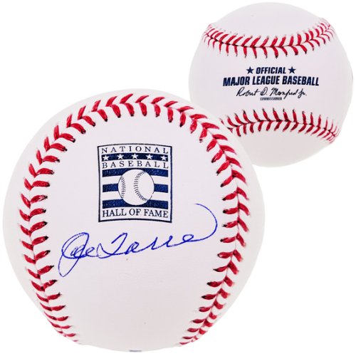 Joe Torre Autographed Signed Official HOF Logo MLB Baseball New York Yankees Beckett Beckett Witness #210821 